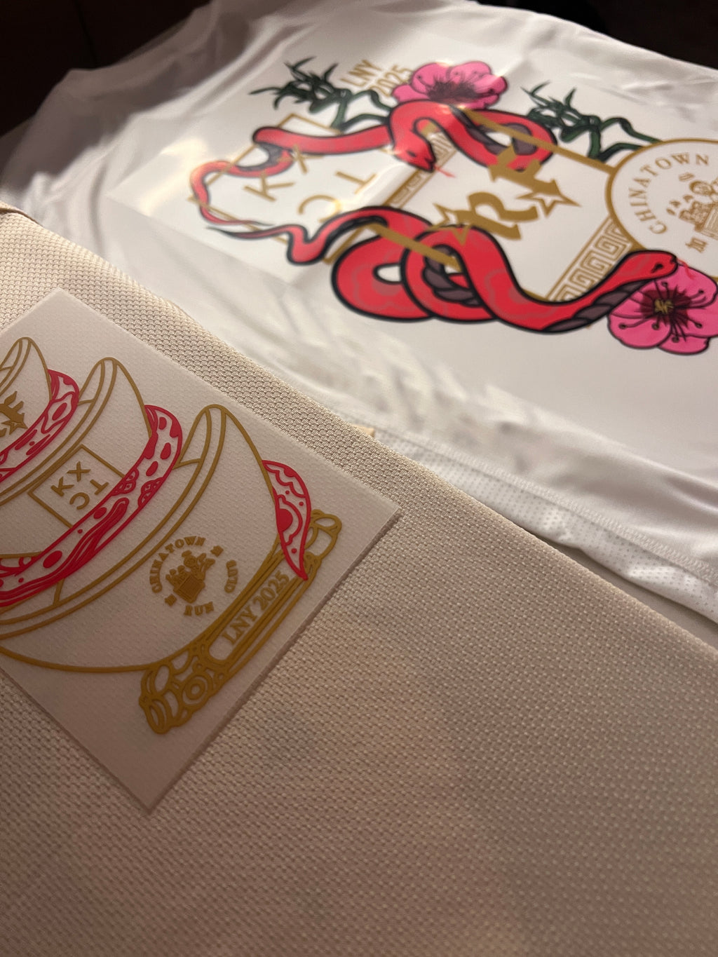 LNY 2025 Year of the Wood Snake Heat press