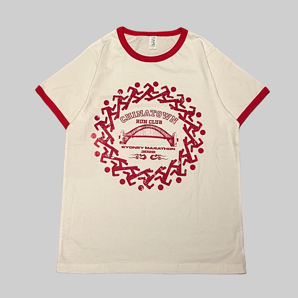 Sydney Marathon 2026 Chinatown Run Club Ringer Tee
